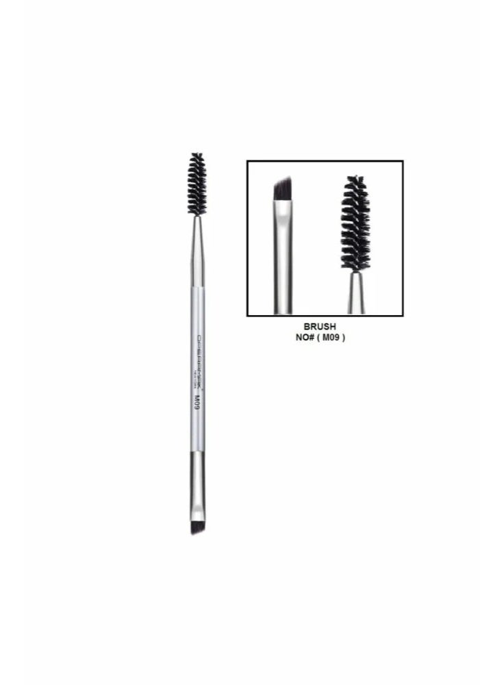 Operamak  Silver Dual-Ended Makeup Brush - M09 - Image 2