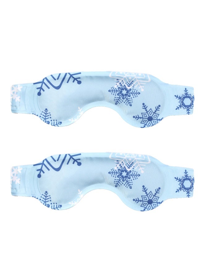 Cooling Eye Mask for Kids & Adults (2-Pack)-Phase Change Tech, Gentle Cooling - Eco-Friendly, Washable Relief - Image 1