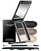 LYSdefeu Eyebrow Powder Makeup Kit3 Colors Eye Brow Powder Palette LongLasting Waterproof Black Brown Series Brow Powder Fill Sculpt Full Eyebrows for Women With Mirror Brow Brush RazorSet 01 - Image 2