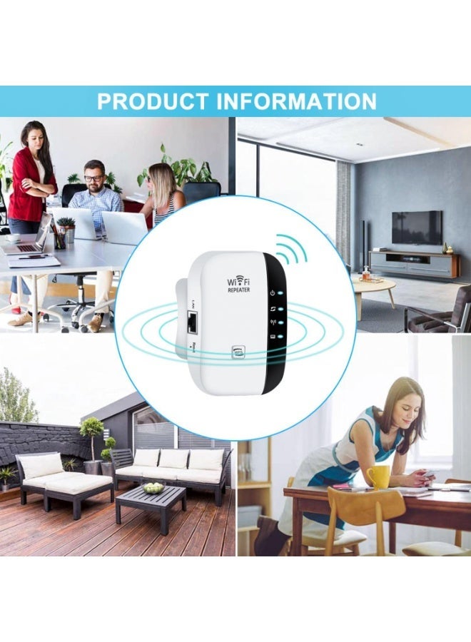 OSHIMA WiFi Extender, WiFi Booster, Repeater, Covers Up to 5000 Sq.ft and 50 Devices, Internet Booster, Wireless Internet Repeater, Long Range Amplifier with Ethernet Port, Home Wireless Signal Booster - Image 5