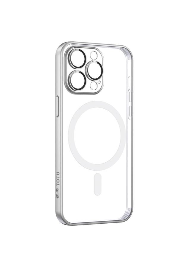 Case For iPhone 15 Pro Max PC-3 Series MagSafe Electroplating TPU Phone Case