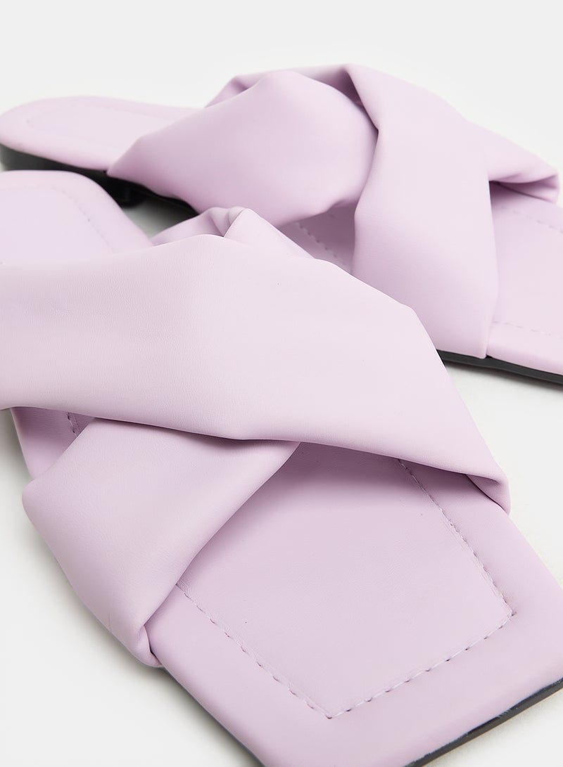 TGS Wide Cross Strap Slippers - Image 4