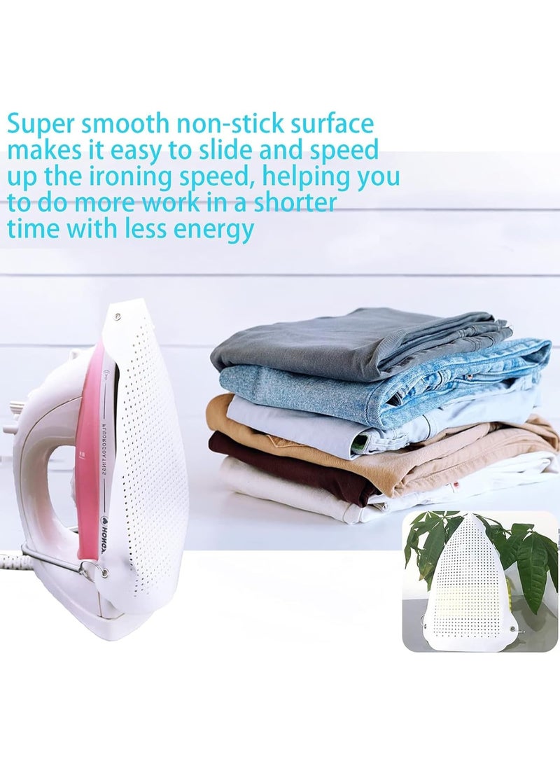 VIUAUAX Ironing Board Cover, Ironing Shoe Cover For Prevents Burn, Sticking, lron Heat Protector, Steam Ironing Accessories, Iron Sole Shield for Most Irons, Fabric Protective Film - Image 2