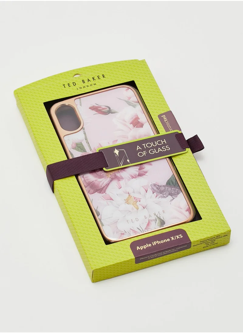 Ted Baker iPhone XS/X Glass Inlay Case - Iguazu