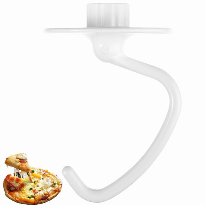 K45DH COATED DOUGH HOOK FOR KITCHENAID MIXER ATTACHMENT FOR KITCHEN AID K45 K45SS KSM90 KSM150 TILTHEAD STAND MIXERS 4550 QUART BOWEL