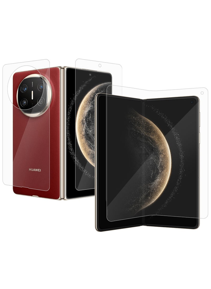 (for Huawei Mate X6 ) Premium Screen Protector and Back Glass Full 3 in 1 Coverage