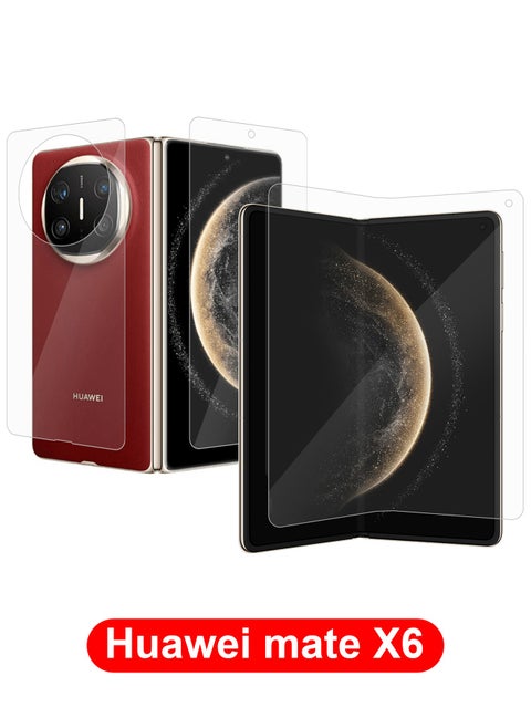 (for Huawei Mate X6 ) Premium Screen Protector and Back Glass Full 3 in 1 Coverage