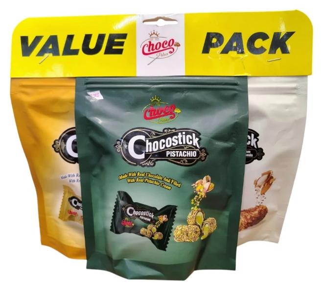 Choco Palace Chocostick Miniatures Chocolate In Assorted Flavor- 3X100gms
