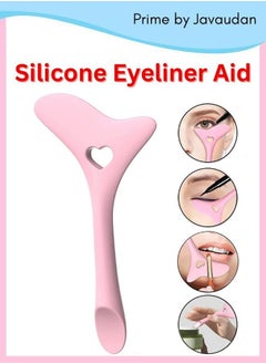 Prime by javaudan Eyeliner Stencils Wing Tips Silicone Eyeliner Aid Marscara Drawing Aid Lipstick Wearing Aid Face Cream Mask Applicator Easy Makeup Tool  - Image 1