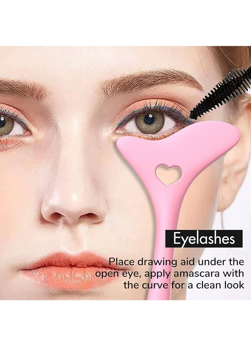 Prime by javaudan Eyeliner Stencils Wing Tips Silicone Eyeliner Aid Marscara Drawing Aid Lipstick Wearing Aid Face Cream Mask Applicator Easy Makeup Tool  - Image 4