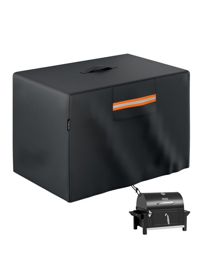 EVRBUL Portable Charcoal Grill Cover Compatible with Royal Gourmet CD1519, Tabletop Charcoal Grill Cover Fits for Outdoor Charcoal Camping and Picnic Grill,28 * 19 * 19 in - Image 1