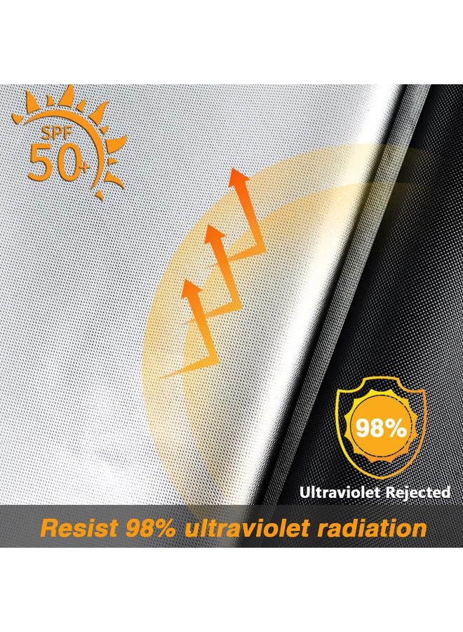 EVRBUL Portable Charcoal Grill Cover Compatible with Royal Gourmet CD1519, Tabletop Charcoal Grill Cover Fits for Outdoor Charcoal Camping and Picnic Grill,28 * 19 * 19 in - Image 3