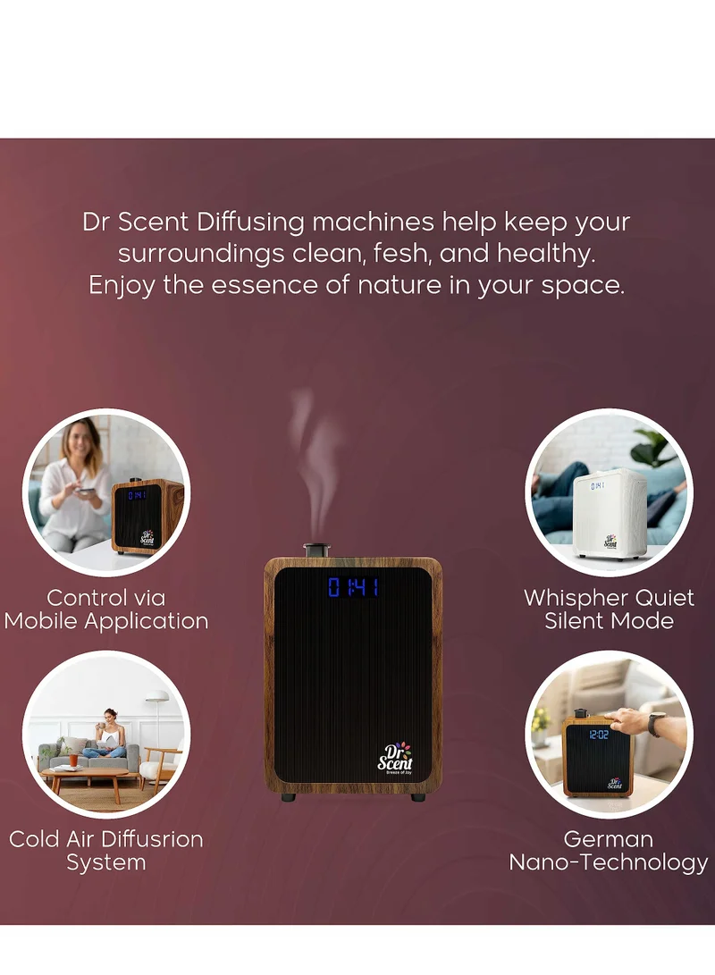 Dr Scent Dr Scent Breeze of Joy Essential Oil Diffuser Fragrance Machine Large (Wood)