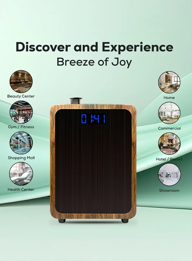 Dr Scent Dr Scent Breeze of Joy Essential Oil Diffuser Fragrance Machine Large (Wood)