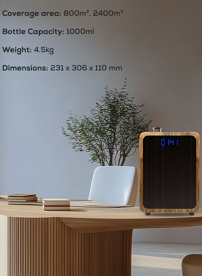 Dr Scent Dr Scent Breeze of Joy Essential Oil Diffuser Fragrance Machine Large (Wood)