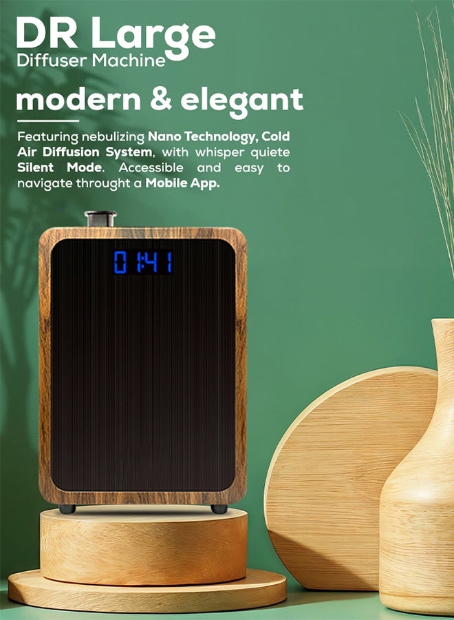 دكتور سينت موزع زيوت عطرية دكتور سنت نسيم الفرح آلة عطرية كبيرة خشب - Image 2