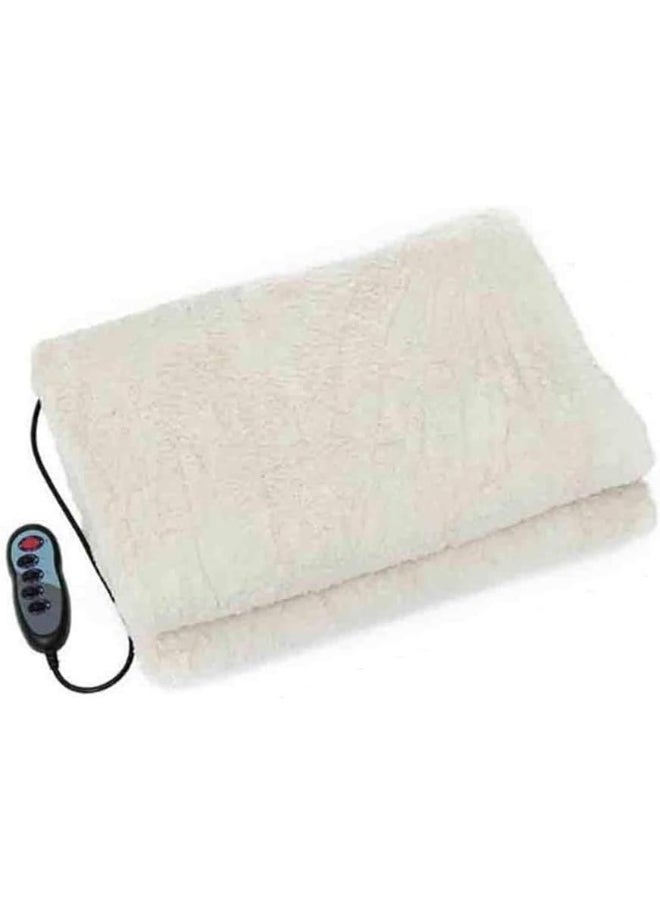 SHREVI IMPEX SHREVI IMPEX Full Body Massager Bed Mattress At Home Adjustable Remote Controller Vibration Heat Massage Bed Mattress Sofa Mat Cushion Smart Massager Bed Super Soft Surface (White) (Medium)  - Image 1