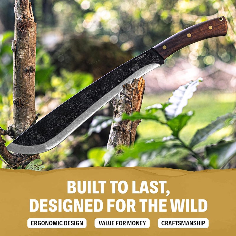 Condor Tool & Knife Survival Machete with Walnut Handle - Image 5