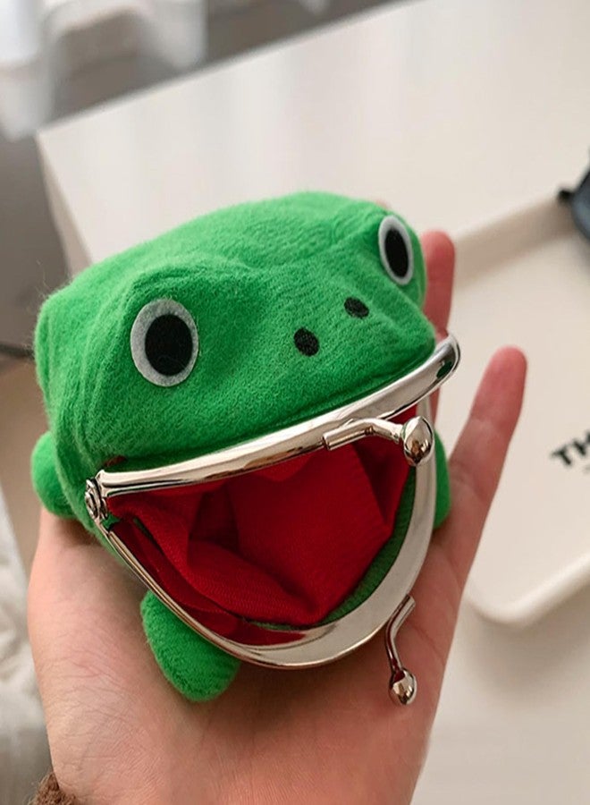 COSTOYFUN Anime Frog Plush Coin Purse Exquisite Compact Cute Mini Wallet - Image 5