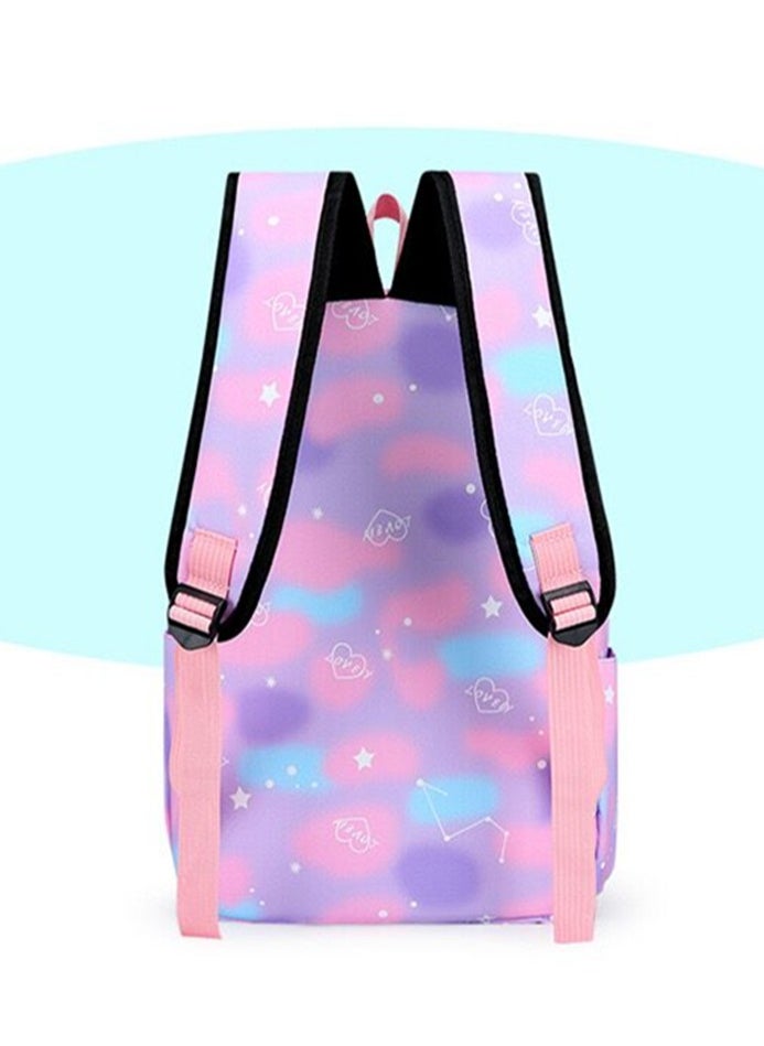 Generic - 3 Pcs School Bags Backpack Set with  for Kids, Large Capacity Student Bookbag, Includes Backpack, Lunch Bag and Pencil Case, School Supplies for Boys Girls Teens - Image 1