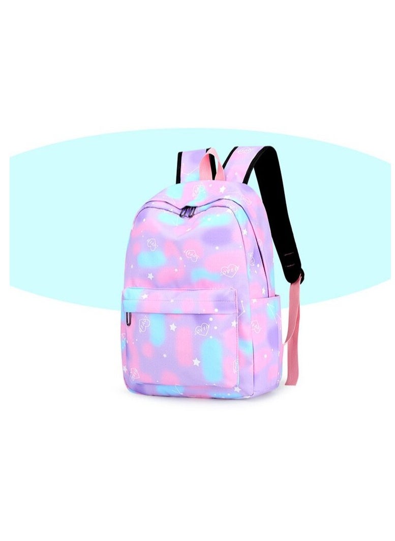 Generic - 3 Pcs School Bags Backpack Set with  for Kids, Large Capacity Student Bookbag, Includes Backpack, Lunch Bag and Pencil Case, School Supplies for Boys Girls Teens - Image 1