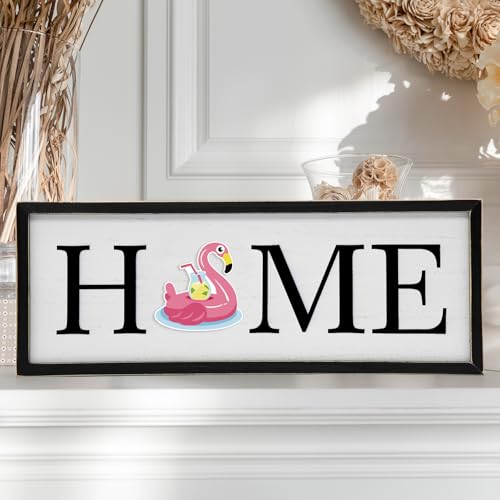 nuvagiki Interchangeable Seasonal Home Sign with 12 Icons, Farmhouse Wooden Table Decor, Rustic Tiered Tray Decorations for Holidays, Spring Summer Fall Christmas Home Decor - Image 5