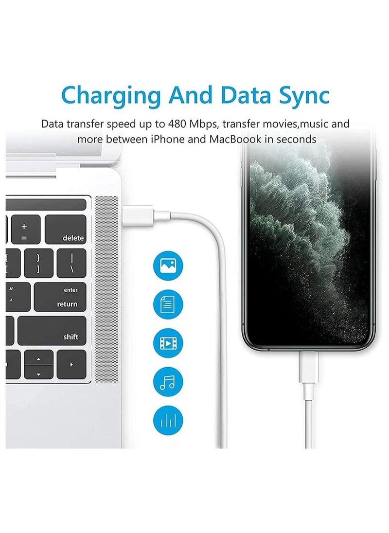 ELTRAZONE - Original 35W USB-C Power Adapter For iPhone 14 13 12 11 Pro Max 14 Plus XS XR XS Max iPad Pro Macbook Dual Type C Port PD Fast Charging UK Plug Wall Charger - Image 1