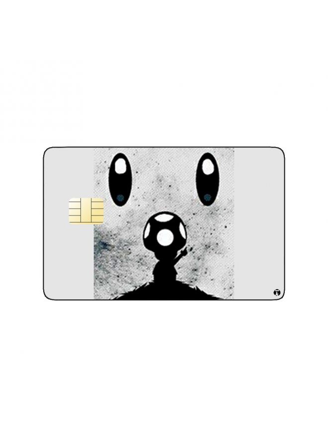 RKN PRINTED BANK CARD STICKER Toad From Super Mario Video Game - Image 2