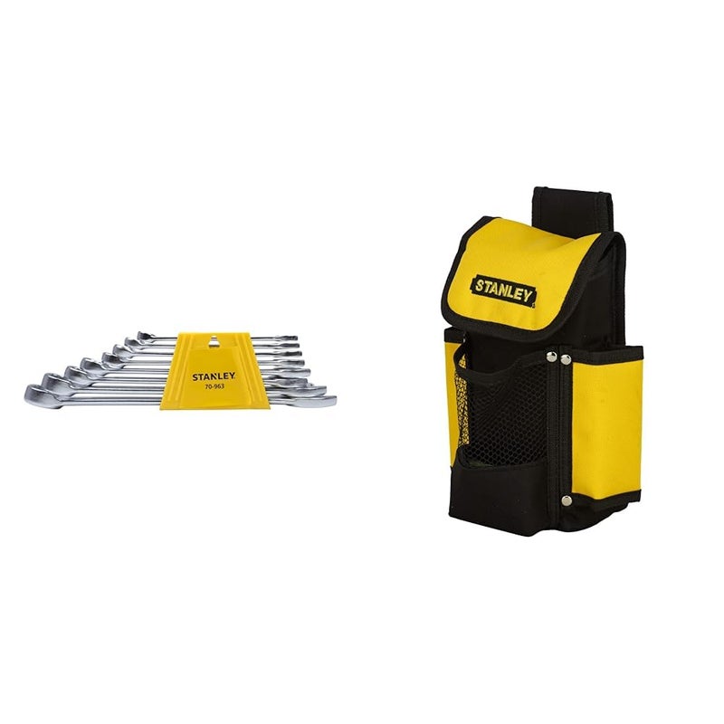 Stanley Stanley 70963E 8piece Chrome Vanadium Steel Combination Spanner Set with MaxiDrive System AntiS  - Image 1