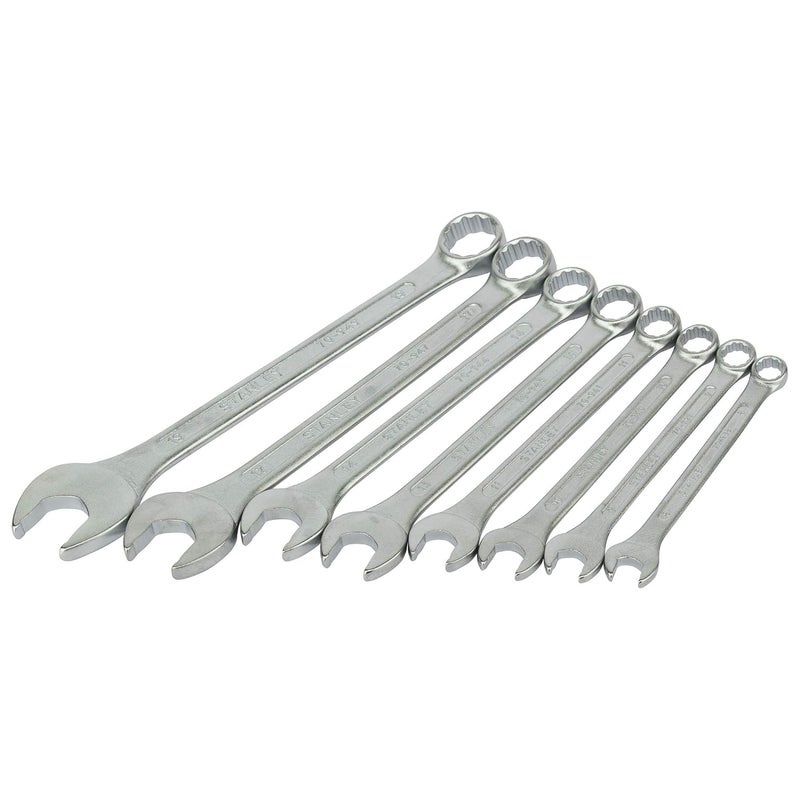Stanley Stanley 70963E 8piece Chrome Vanadium Steel Combination Spanner Set with MaxiDrive System AntiS  - Image 2