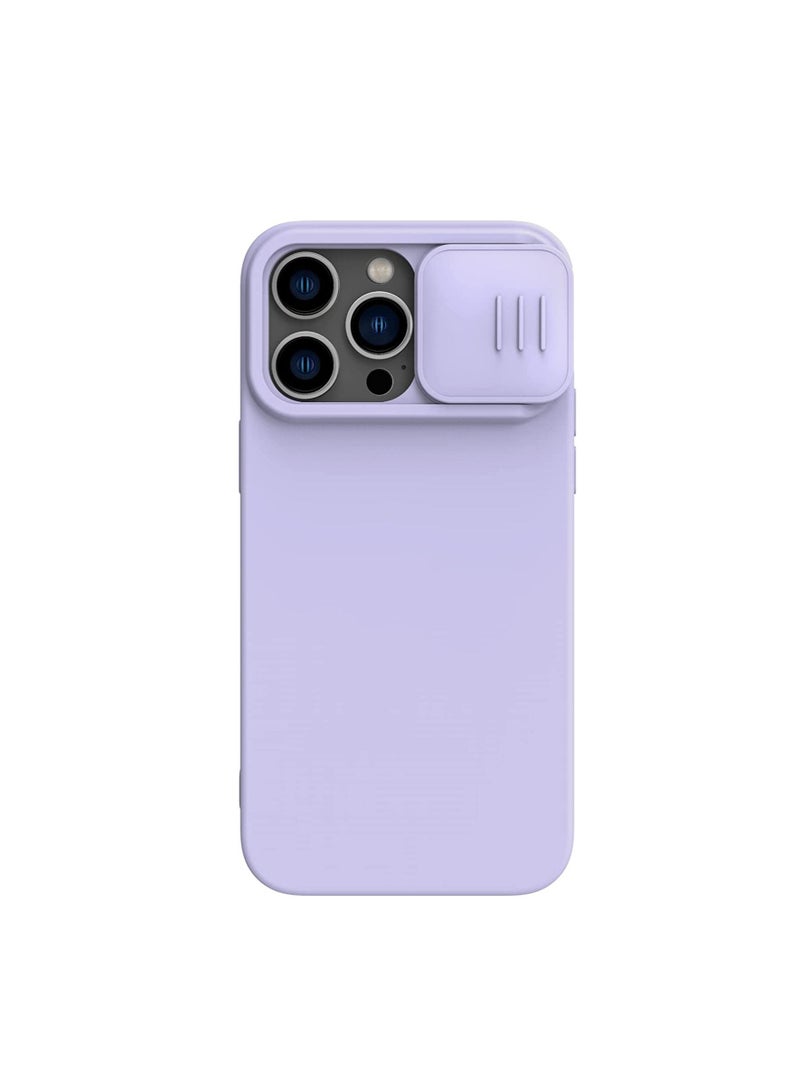 Nillkin CamShield Silky Silicone Case For iphone 14 Pro - Purple  - Image 1