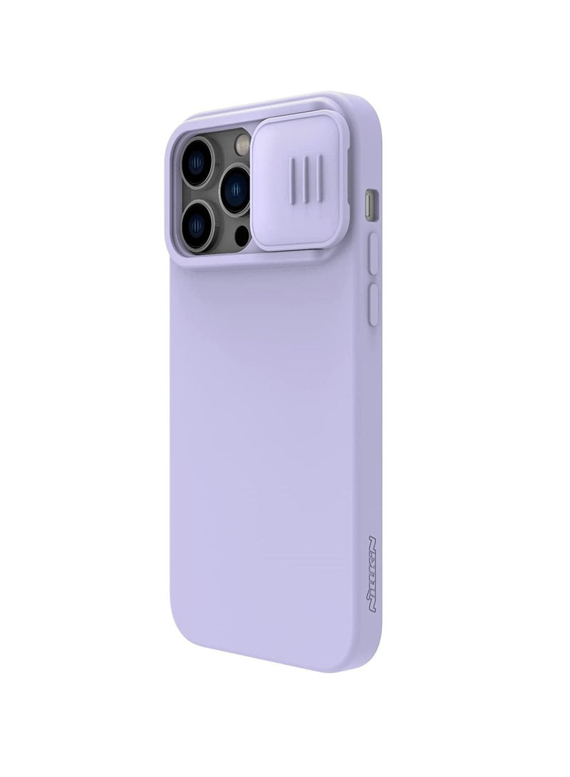 Nillkin CamShield Silky Silicone Case For iphone 14 Pro - Purple  - Image 2