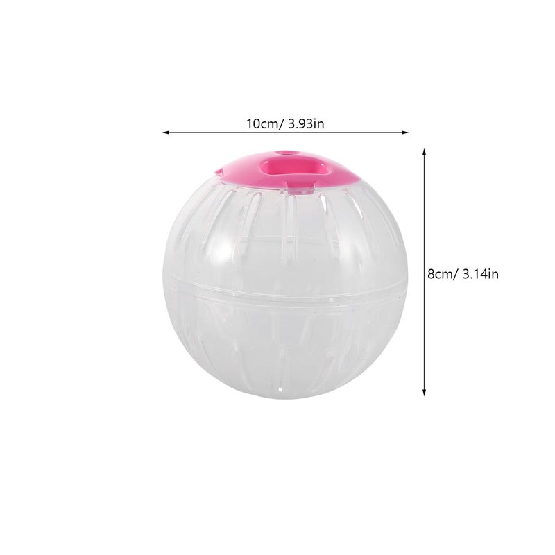 Silent Hamster Exercise Wheel With Plastic Cover Small Pet Activity Ball For Chinchillas - Image 3
