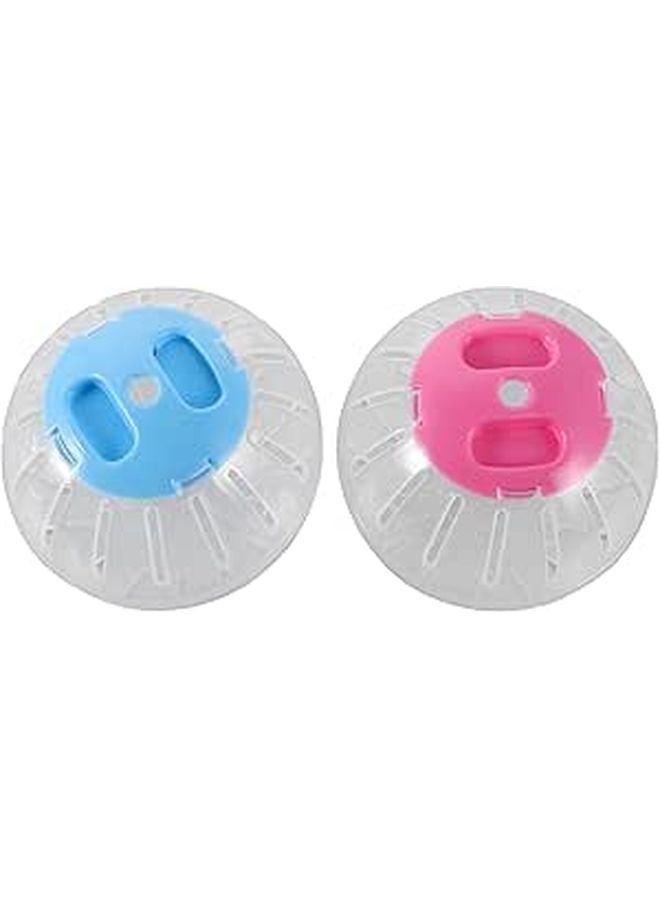 Silent Hamster Exercise Wheel With Plastic Cover Small Pet Activity Ball For Chinchillas - Image 1