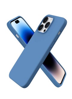 Compatible with iPhone 14 Pro Max Case, Liquid Silicone Case, Full Body Protective Cover, Shockproof, Slim Phone Case, Anti-Scratch Soft Microfiber Lining