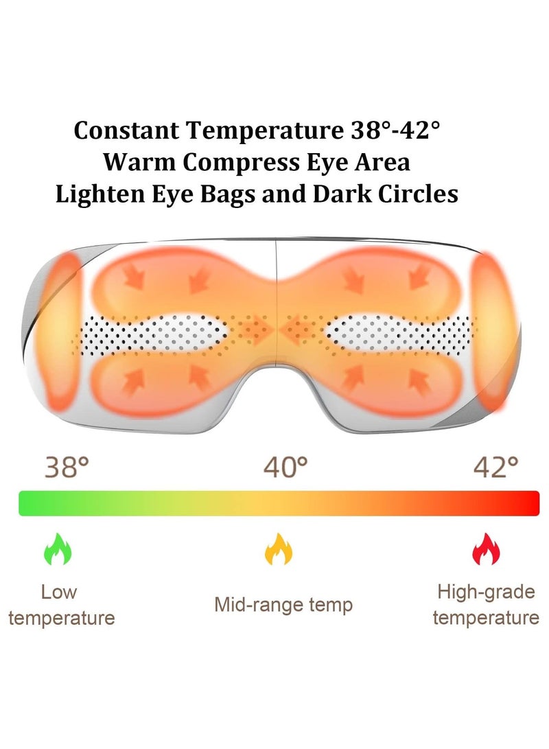 FIPKA Eye Massager with Heat and Visible Window, Electric Eye Massage Mask - Image 4