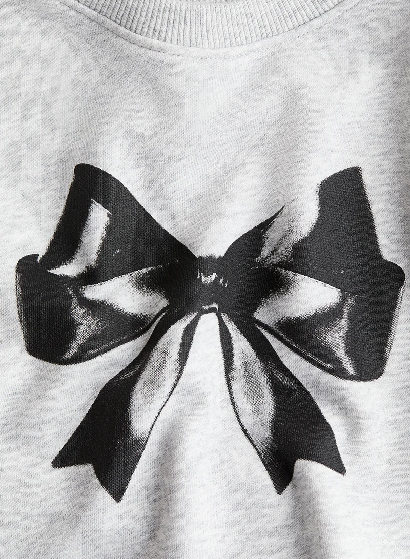 H&M Motif-Detail Sweatshirt