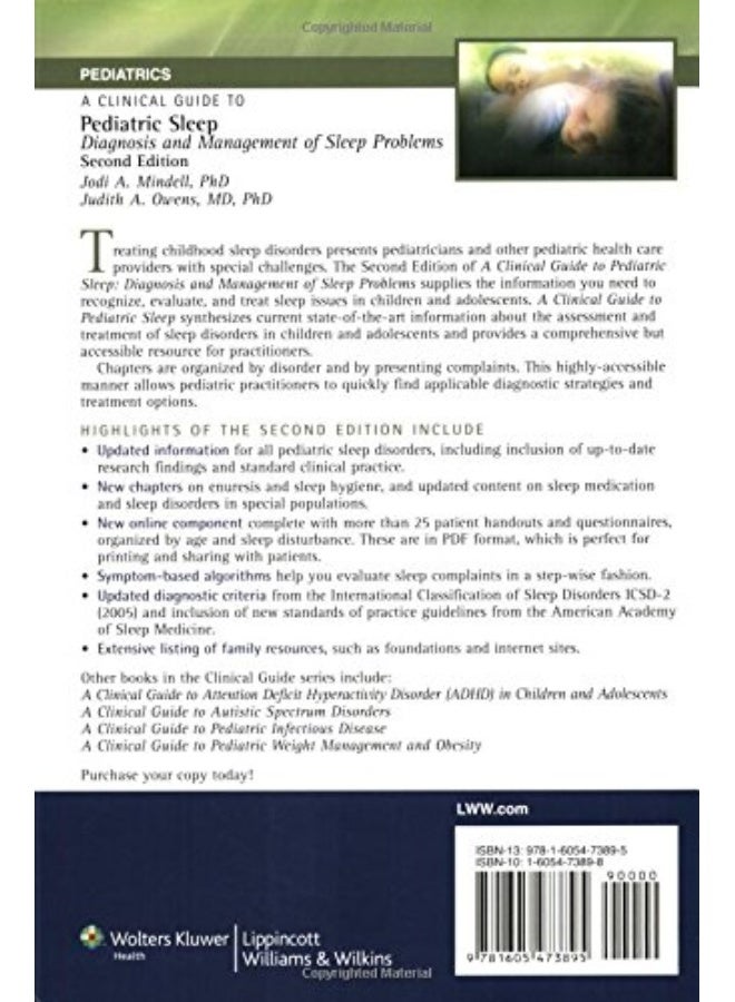 A Clinical Guide to Pediatric Sleep: Diagnosis and Management of Sleep Problems  - Image 2