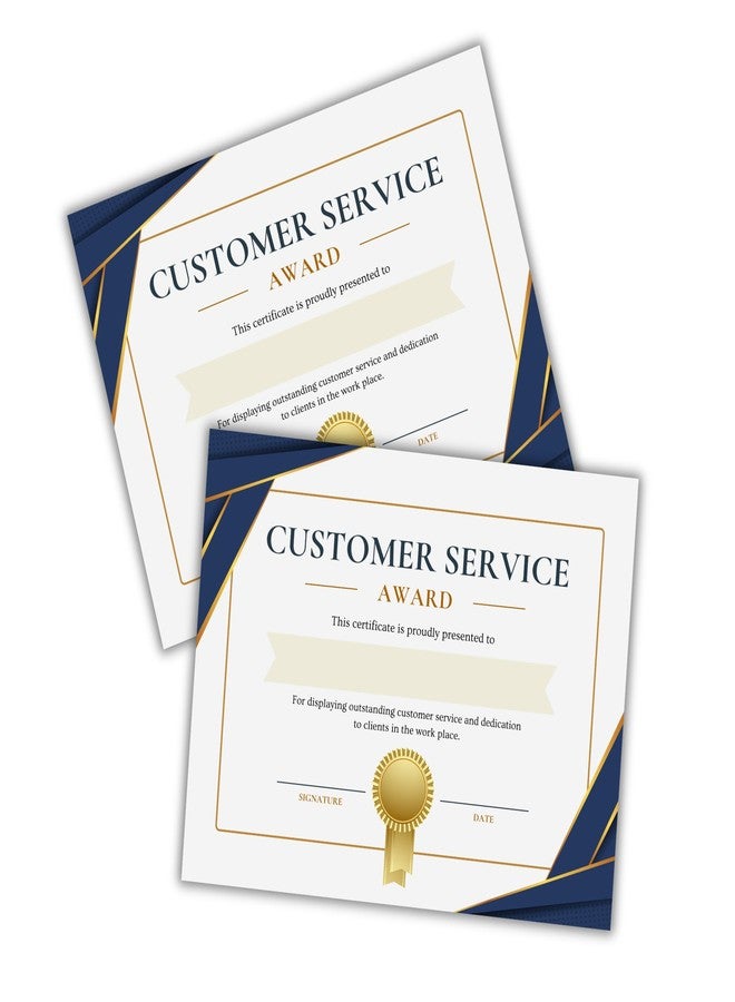 Lashicorn Customer Service Award 30pk 8.5x11” Work Office Employee Recognition Certificate of Achievement Sales Best Excellent VPN Appreciation Funny - Image 1