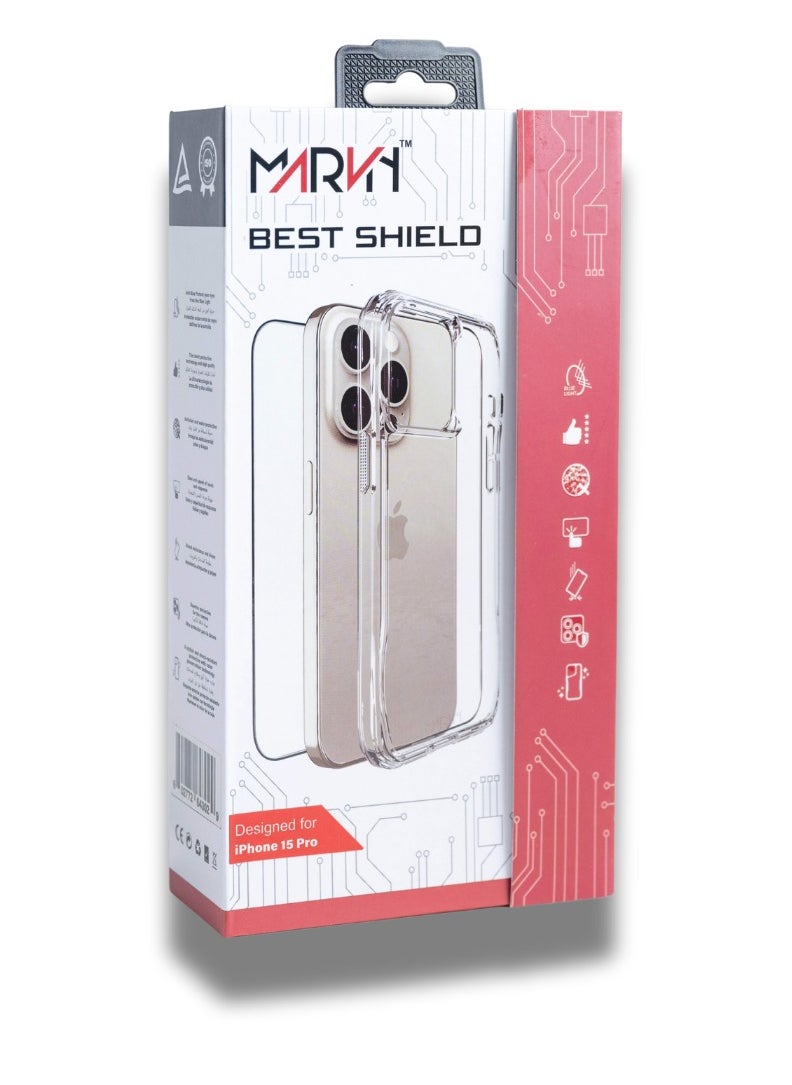 MARVN - MARVN Full Protection Package for iPhone 14 – Dual-Layer Screen Protector, Camera Shield, Slim Back Cover, MagSafe Compatible with 24-Month Warranty - Image 1