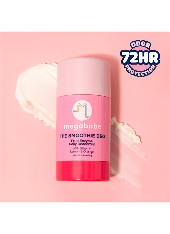 Daily Deodorant - The Smoothie Deo with Coconut & Fruit Enzymes | 72 hour Odor Protection | Aluminum-Free, All Natural | Free from Parabens, Sulfates & Phthalates | 2.6 oz - pzsku/Z3C85E1EB02C50C4D1D8DZ/45/_/1741179783/9fad36e0-e734-4cc1-ad0f-8e6192dbcb7c