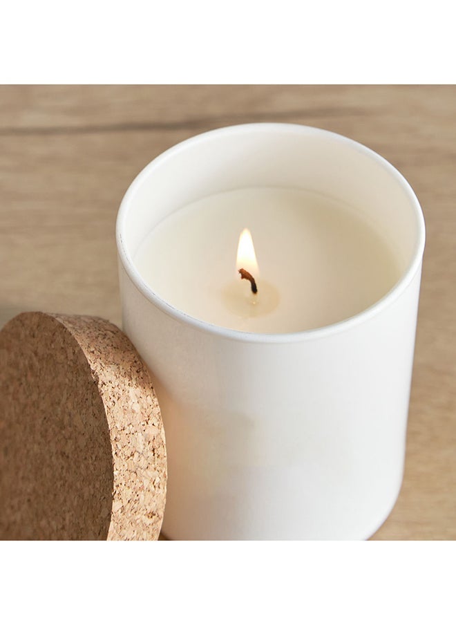 Home Box Vela Premium Mandarina And Ambar Scented Glass Jar Candle 140 gr - Image 3