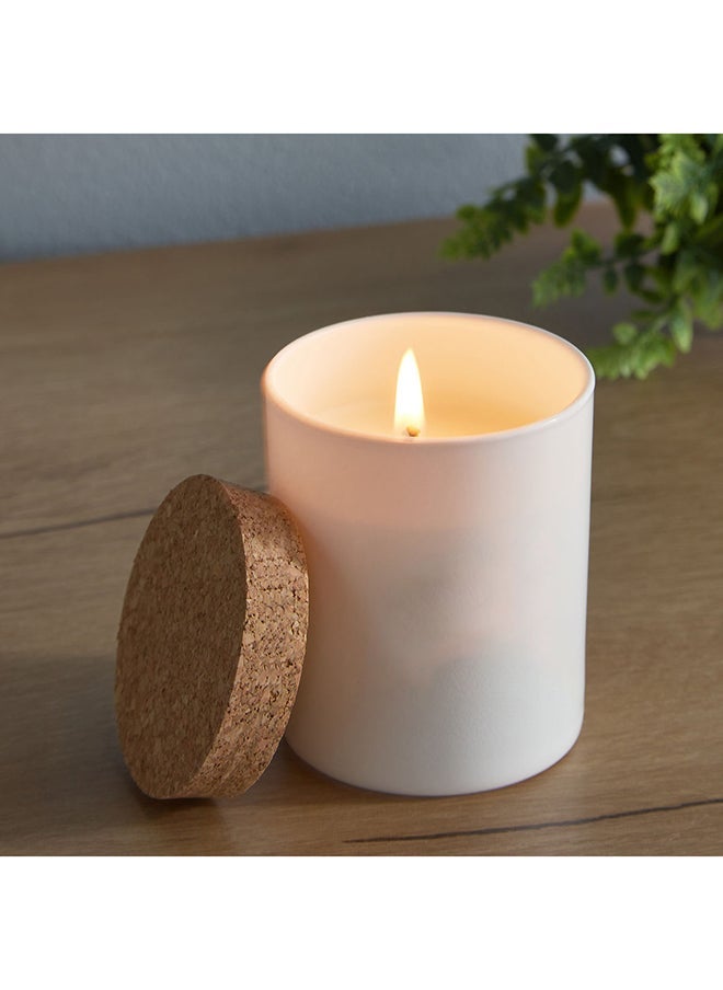 Home Box Vela Premium Mandarina And Ambar Scented Glass Jar Candle 140 gr - Image 2