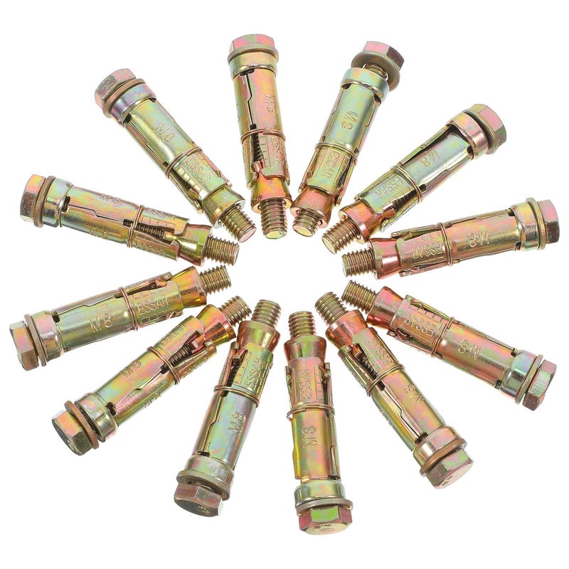 12 قطعة من مراسي التوسيع الثقيلة لمسامير الخرسانة ذات قوة تثبيت عالية للبناء - Image 2