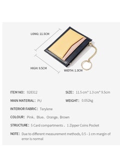 SYOSI Small Purses for Women, Blocking Wallet Large Capacity, Short Mini Wallet Card Holder, Short Leather Wallet Purse with Zipper Pocket, Womens Purse with Card Slots  - Image 4