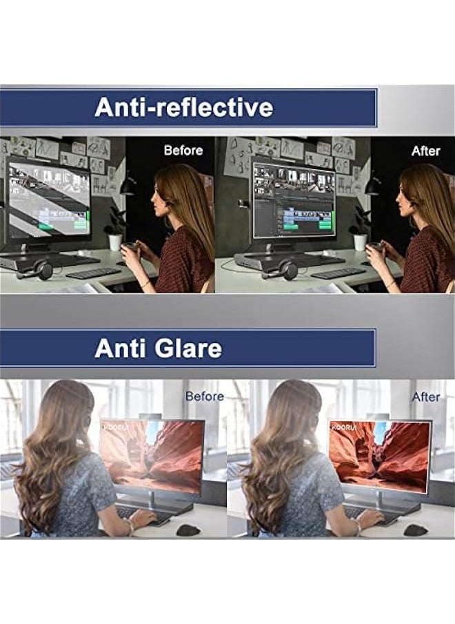Arabest 2-Pack 24-Inch Anti-Glare Matte Screen Protector for Sceptre, LG, Dell, HP, Acer, ViewSonic, ASUS, AOC, Samsung, KOORUI, InnoView, CRUA, BenQ, SANSUI Diagonal 24-Inch 16:9 LED PC Screen Gaming Monit  - Image 3