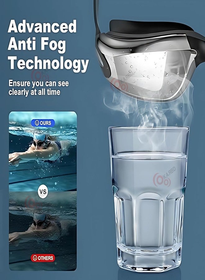 KARBD Swimming Goggles Youth with Reflective UV Protection Polarized Glasses (Youth Reflective Assorted G) - Image 5