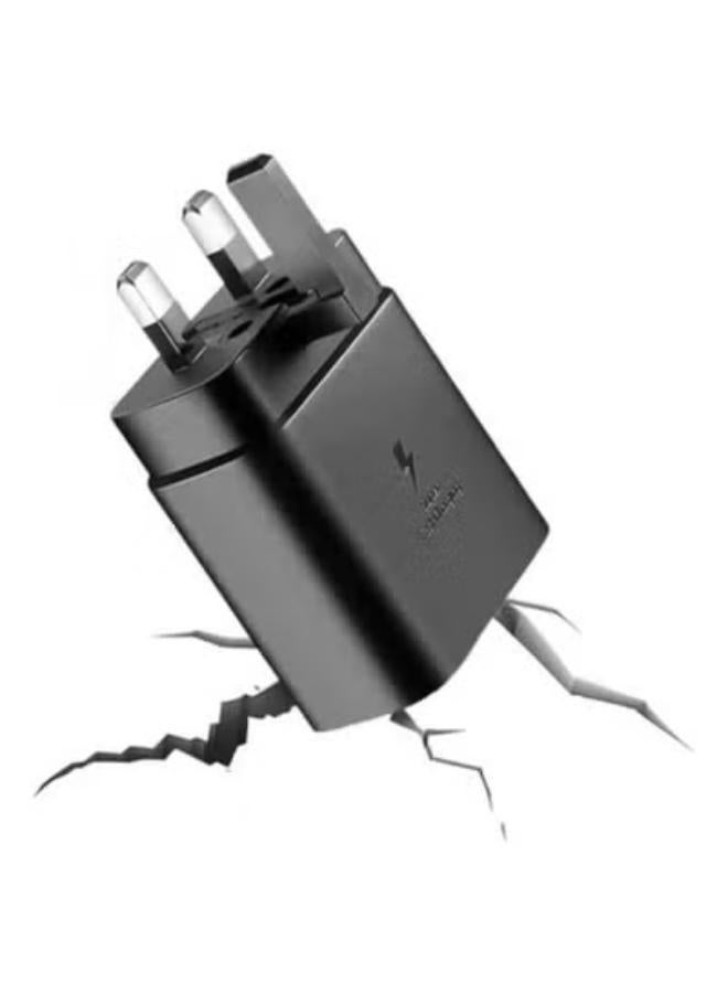 45W Type-C Super Fast Charger, Compatible with Android for Galaxy S23 Ultra/S23/S23+/S22/S22 Ultra/S22+/Note 10/20/S20/S21/Tab S7/S8, Black - Image 1