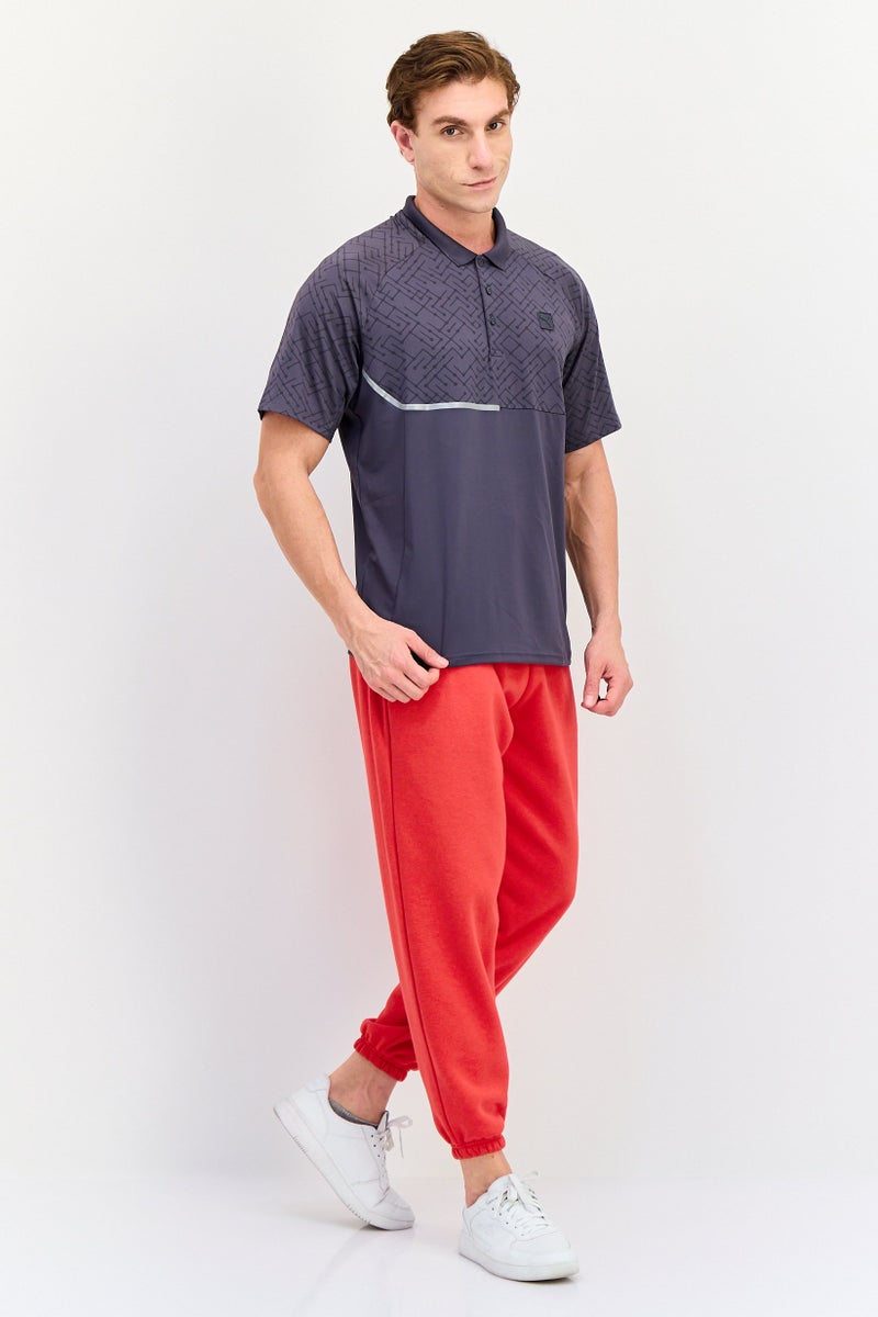 PUMA Men Sportswear Fit Brand Logo Training Polo Shirt, Dark Grey - Image 2