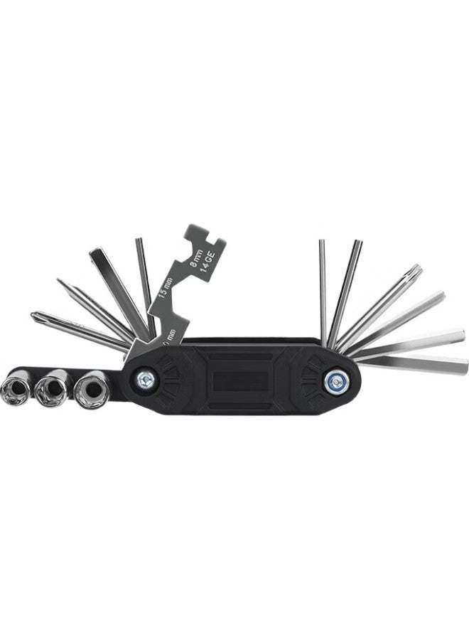 TOSUOD Bicycle Repair Tool Hex Screwdriver Set Wrench Socket Multi-Function Repair Parts Black - Image 3